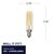 Natural Light - 160 Lumens - 2.5 Watt - 2100 Kelvin - LED T6 Tubular Bulb Thumbnail