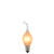 6 Watt - Frost - Flame Tip - Silicone Flame Chandelier Bulb - 4.3 in. x 0.8 in. Thumbnail