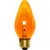 25 Watt - Transparent Amber - Straight Tip - Incandescent Chandelier Bulb - 4.5 in. x 1.7 in. Thumbnail
