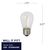 75 Lumens - 1 Watt - 2400 Kelvin - LED S14 Bulb Thumbnail