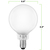 500 Lumens - 5 Watt - 2 in. Dia. - LED G16.5 Globe Filament Bulb - Warm Dimming 3000 to 1800 Kelvin Thumbnail