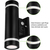 10 in. Wattage and Color Selectable LED Outdoor Wall Sconce Fixture - Direct and Indirect Light - Black Finish Thumbnail