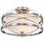 14 in. Semi-Flush Mount Ceiling Light Fixture - Opal Glass - Nickel Finish Thumbnail