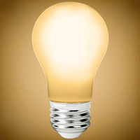 250 Lumens - 3 Watt - 2700 Kelvin - LED A15 Filament Bulb - Opal Finish - 25 Watt Equal - Medium Base - 90 CRI - 120 Volt - PLT-13468