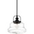 15 in. x 14 in. Pendant Fixture - Clear Glass - Bronze Finish Thumbnail