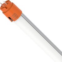 4 ft. LED Tube with Emergency Backup - Color Selectable - 2000 Lumens - Type B - Operates Without Ballast - F32T8 Replacement - 15 Watt - 120-277 Volt - Pack of 4 - PLT-60052