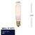 25 Watt - Vintage Antique Light Bulb - T6 Tubular Style - 3.3 in. x .75 in. Thumbnail