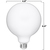 Natural Light - 5 in. Dia. - LED G40 Globe - 5 Watt - 40 Watt Equal - Candle Glow Thumbnail