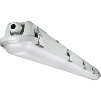 4600 Lumen Max - 34 Watt Max - 4 ft. Wattage and Color Selectable LED Vapor Tight Fixture - Watts 25-30-34 - Kelvin 3500-4000-5000 - IP65 Rated - 120-277 Volt - PLT-80094