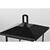 15 in. x 7.5 in. Post Top Fixture - Clear Glass - Black Finish Thumbnail