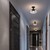 10 in. Semi-Flush Mount Ceiling Light Fixture - Clear Glass - Bronze Finish Thumbnail