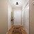 10 in. Semi-Flush Mount Ceiling Light Fixture - Clear Glass - Bronze Finish Thumbnail