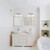 16 in. Vanity Light Fixture - 2-Light - Frosted Glass - Chrome Finish Thumbnail