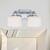 16 in. Vanity Light Fixture - 2-Light - Frosted Glass - Chrome Finish Thumbnail