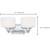 16 in. Vanity Light Fixture - 2-Light - Frosted Glass - Chrome Finish Thumbnail