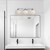 25 in. Vanity Light Fixture - 3-Light - Frosted Glass - Chrome Finish Thumbnail