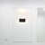 14 in. Vanity Light Fixture - 2-Light White Fabric Shade - Bronze Finish Thumbnail