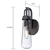 14 in. x 3.5 in. Wall Sconce Fixture - Clear Glass - Bronze Finish Thumbnail