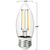 Natural Light - 250 Lumens - 3 Watt - 2400 Kelvin - LED Chandelier Bulb - 3.6 x 1.4  in Thumbnail