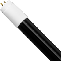 4 ft. LED T8 Tube - Black Light Blue - 12 Watt - Type B - Operates Without Ballast - Single or Double-Ended Power - 120-277 Volt - Pack of 2 - PLT-60057