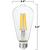 1000 Lumens - 10 Watt - 2700 Kelvin - LED Edison Filament Bulb - 5.5 in. x 2.5 in. Thumbnail