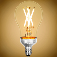 450 Lumens - 5 Watt - 2700 Kelvin - LED A15 Filament Bulb - Clear - 40 Watt Equal - Candelabra Base - 90 CRI - 120 Volt - PLT-13478