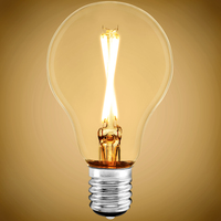 250 Lumens - 3 Watt - 2700 Kelvin - LED A15 Filament Bulb - Clear - 25 Watt Equal - Intermediate Base - 90 CRI - 120 Volt - PLT-13479