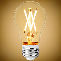 450 Lumens - 5 Watt - 2700 Kelvin - LED A15 Filament Bulb - Clear - 40 Watt Equal - Medium Base - 90 CRI - 120 Volt - PLT-13481