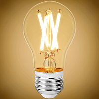 800 Lumens - 8.5 Watt - 2700 Kelvin - LED A15 Filament Bulb - Clear - 60 Watt Equal - Medium Base - 90 CRI - 120 Volt - PLT-13482