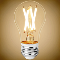 800 Lumens - 8.5 Watt - 3000 Kelvin - LED A15 Filament Bulb - Clear - 60 Watt Equal - Medium Base - 90 CRI - 120 Volt - PLT-13483