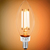 500 Lumens - 5 Watt - LED Chandelier Filament Bulb - Warm Dimming 3000 to 1800 Kelvin - 3.8 in. x 1.4 in. Thumbnail