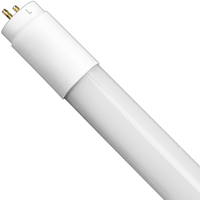 4 ft. LED T8 Tube - 4000 Kelvin - 1900 Lumens - Type B - Operates Without Ballast - F32T8 Replacement - 18 Watt - Single-Ended Power - 120-277 Volt - Case of 25 - PLT-60046