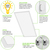 6250 Lumen Max - 50 Watt Max - 2 x 4 Wattage and Color Selectable LED Panel Sensor Ready Fixture Thumbnail