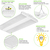 30,000 Lumen Max - 200 Watt Max - 5000 Kelvin - Wattage Selectable Linear LED High Bay Fixture Thumbnail