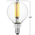 500 Lumens - 5 Watt - 2 in. Dia. - LED G16.5 Globe Filament Bulb - Warm Dimming 3000 to 1800 Kelvin Thumbnail